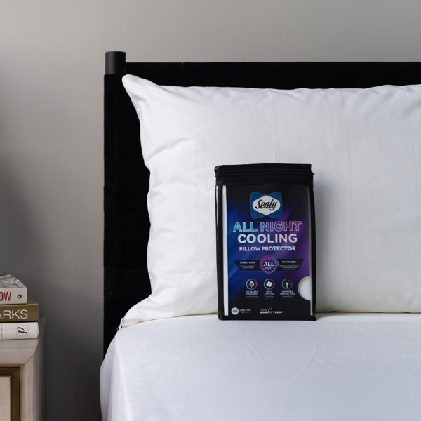 Sealy Zipper Polyester Sealy All Night Cooling Pillow Protector